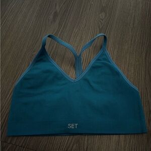 Set Women's Blue Sports Bra